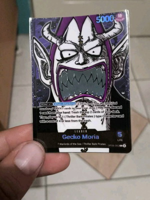 One Piece TCG Gecko Moria custom card new by Loker