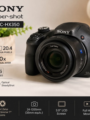 Sony Cyber-shot DSC-HX350 bridge camera like new with 50x zoom