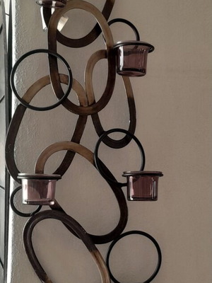 Wall Metal Candle Holder for Tealights 85cm new