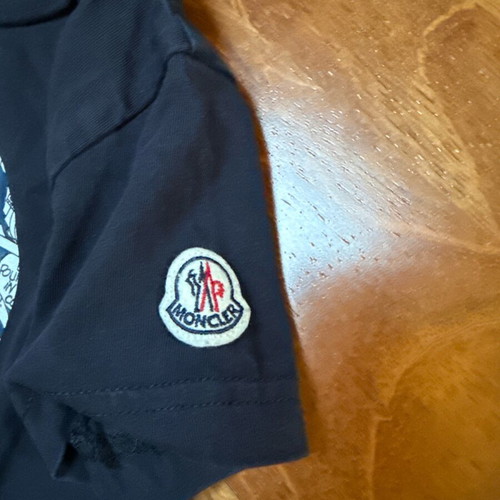 Moncler short-sleeve t-shirt for 4 years old like new, blue