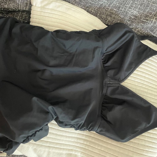 Love Your Assets by Sara Blakely swimsuit dress black small like new