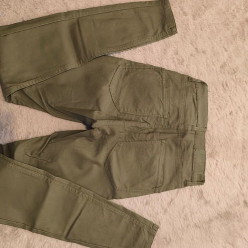 Stradivarius beige leather pants XS 34 used