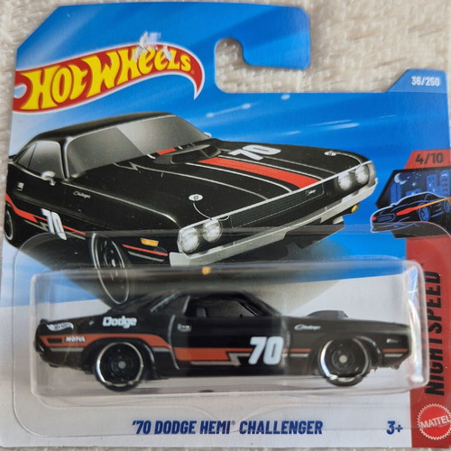 Hot Wheels '70 Dodge Hemi Challenger toy car