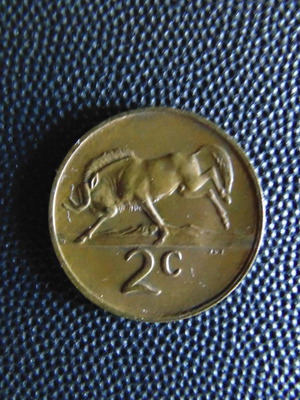 Νόμισμα από τη Νότιο Αφρική 2c 1977 μεταχειρισμένο