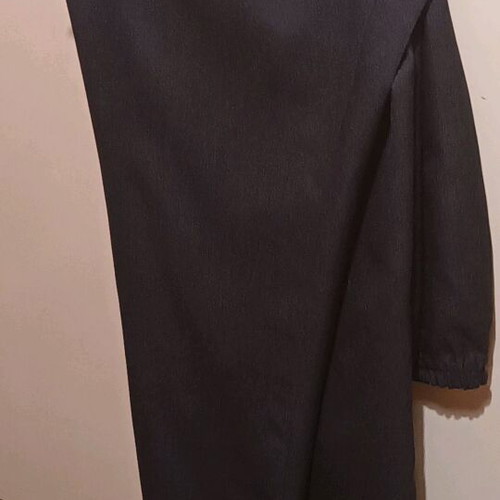 Dark gray pants like new, size 56 with gathers at the waist