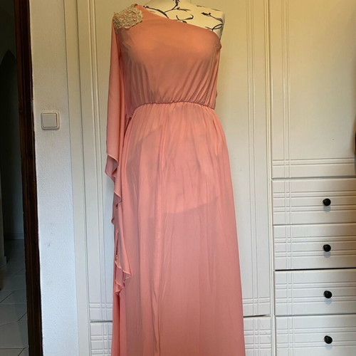 Official coral dress