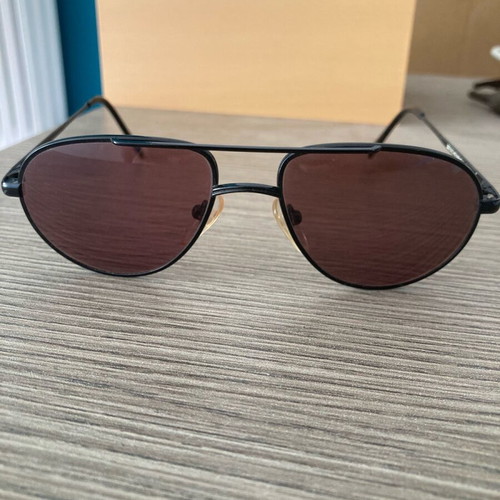 Eschenbach metal sunglasses dark purple like new