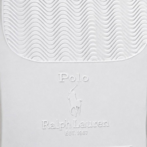 Polo Ralph Lauren Jermain II leather sneakers, white with black detail