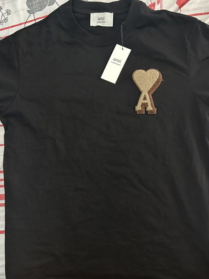 Ami Paris T-shirt new, size S, black
