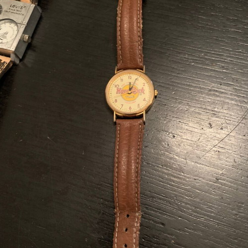 Harley Davidson, Hard Rock Cafe, and Boy London watches like new, set of 3