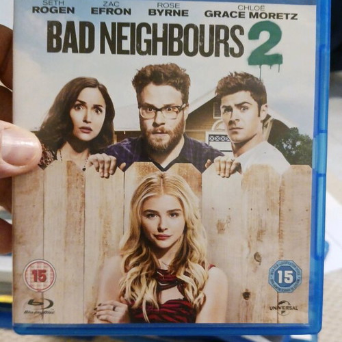 Blue Ray Bad Neighbours 2 English used in excellent condition