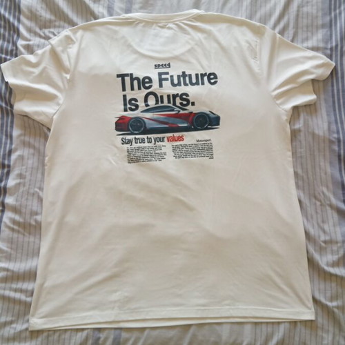 Men's T-shirts with car and cartoon designs