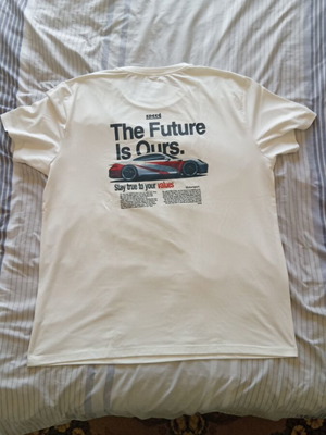 Men's T-shirts with car and cartoon designs
