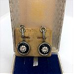  Σκουλαρίκια επίχρυσα με κλιπσακια vintage