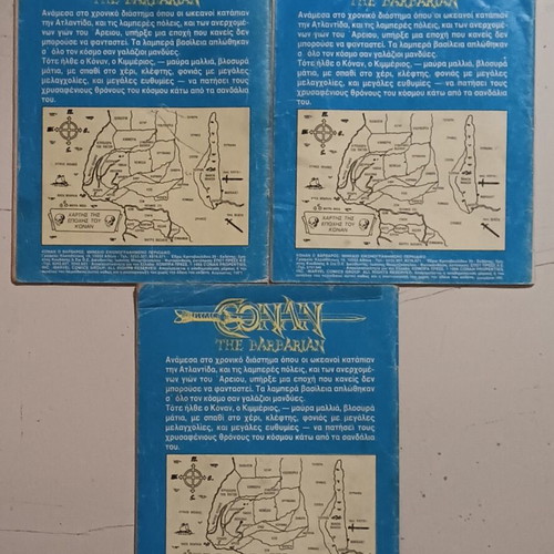 Conan the Barbarian comics bundle used, set of 6 issues
