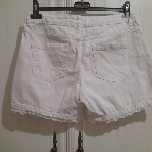 Esmara denim shorts white, like new, size XL