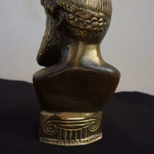 Bronze bust of Zeus used