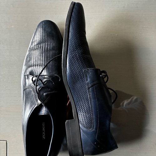 Zoukis Ioannina shoes size 40 like new blue for formal occasions