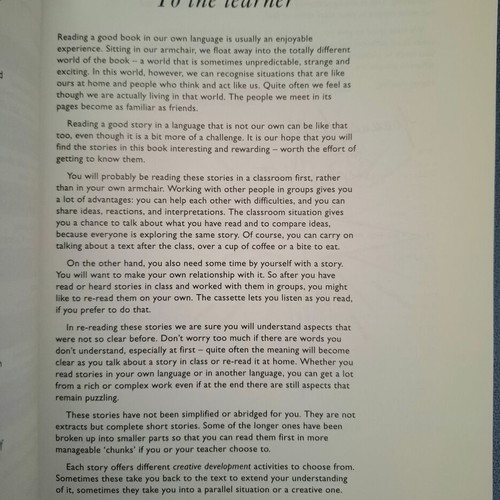 Short Stories For Creative Language Classrooms like new