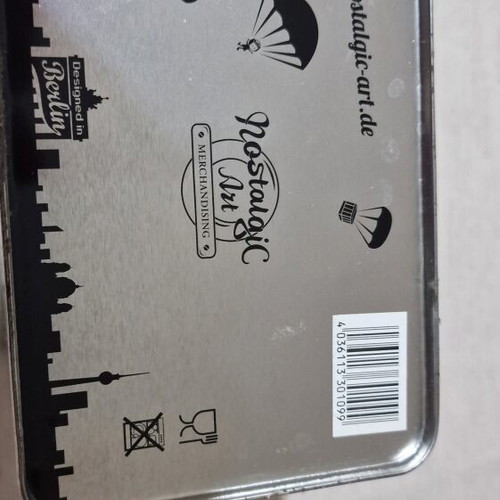 Vintage Nostalgic Art Marthy's Kitchen English Breakfast Metal Storage Tin like new