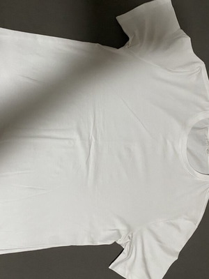 Zara slim fit T-shirt, white, XL