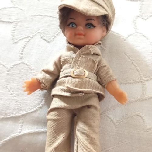 Vintage Mini Doll Corinne Italocremona 70s, like new