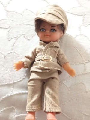 Vintage Mini Doll Corinne Italocremona 70s, like new