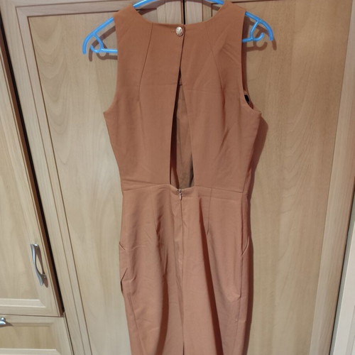Dress new, beige and orange, size S