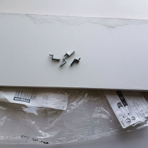 IKEA BESTÅ shelf 56x16 white used with damage