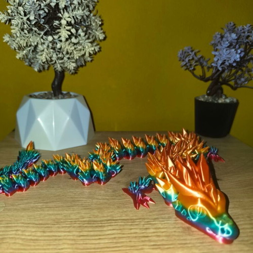 Articulated Dragon Figure new with detailed design and movable parts