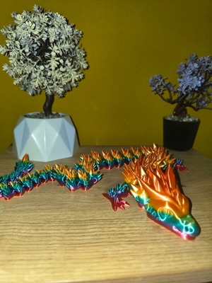 Articulated Dragon Figure new with detailed design and movable parts