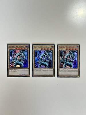 Blue-Eyes White Dragon 3 Color Set new condition