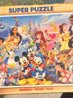 Puzzle Educa Wonderful world of Disney ξύλινο 100 κομματιών μεταχειρισμένο