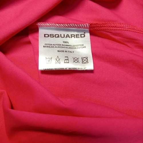 Dsquared2 cotton short-sleeve pink new