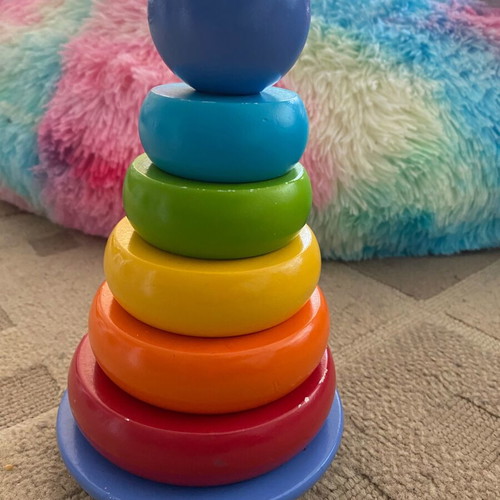 Wooden toys used, set of 3 pieces