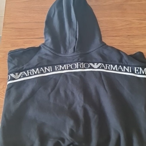 Black tracksuit set emporio armani