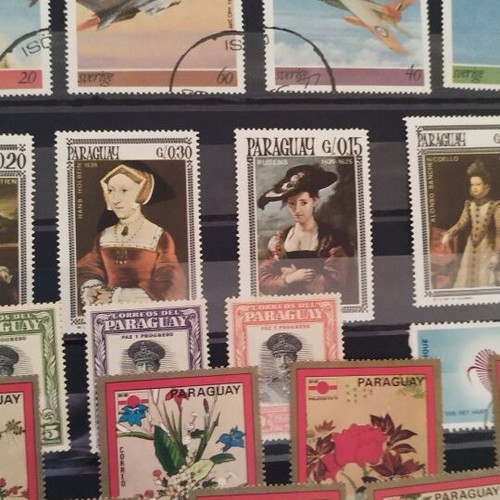Stamp collection new, complete album with various countries