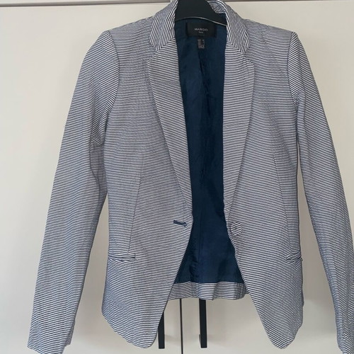 Mango striped jacket small like new