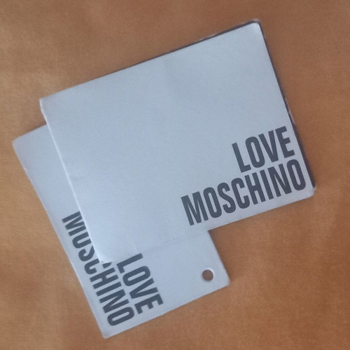 Moschino mini collectible crossbody bag, black