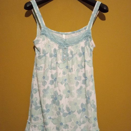 Marks & Spencer floral sleeveless blouse cotton size UK 10 like new