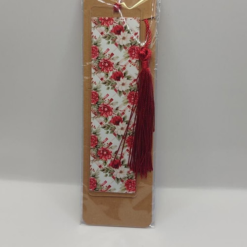 Bookmark new with handmade design and tassel