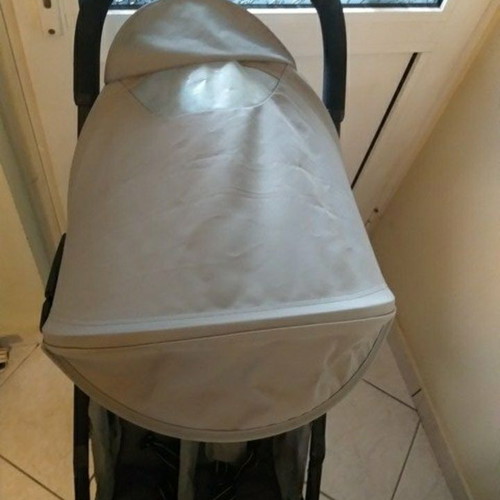 Joie stroller used with waterproof canopy