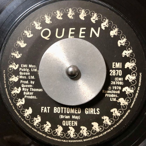 Queen Bicycle Race / Fat Bottomed Girls vinyl 7" single used