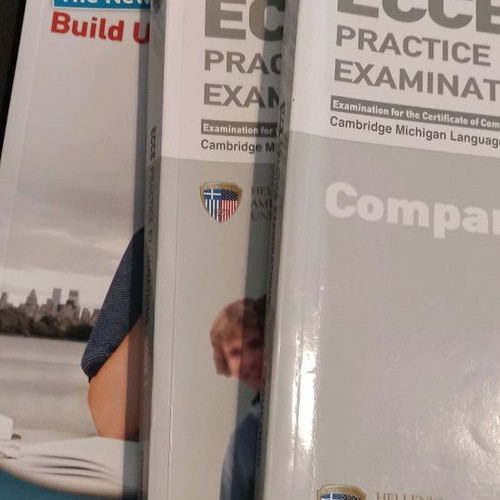 English books used, pack of 4, with notes