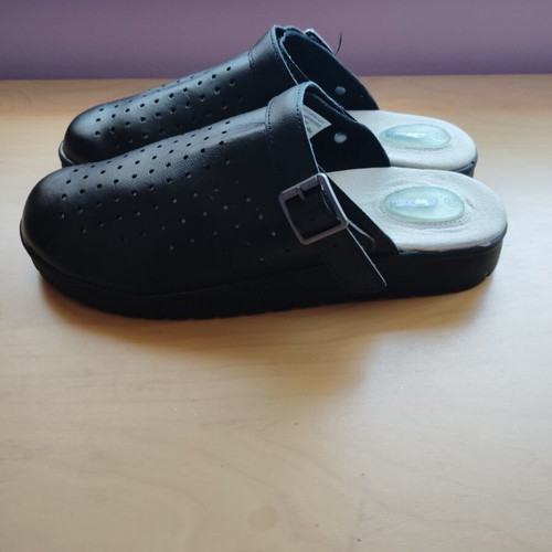 Anatomical medical clogs natural leather size 42