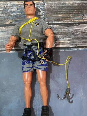 Action Man αναρρίχησης μεταχειρισμένος με εξοπλισμό δεκαετίας 90