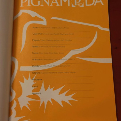 Lamborghini Pignamoda notebook like new, large size