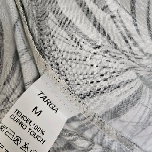 Lotus Eaters tie blouse Medium like new, black and white