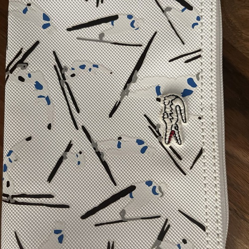 Lacoste x Duperré Wallet like new, white