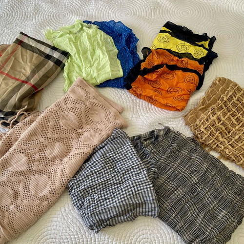 Scarves and shawls like new, multicolor and brown